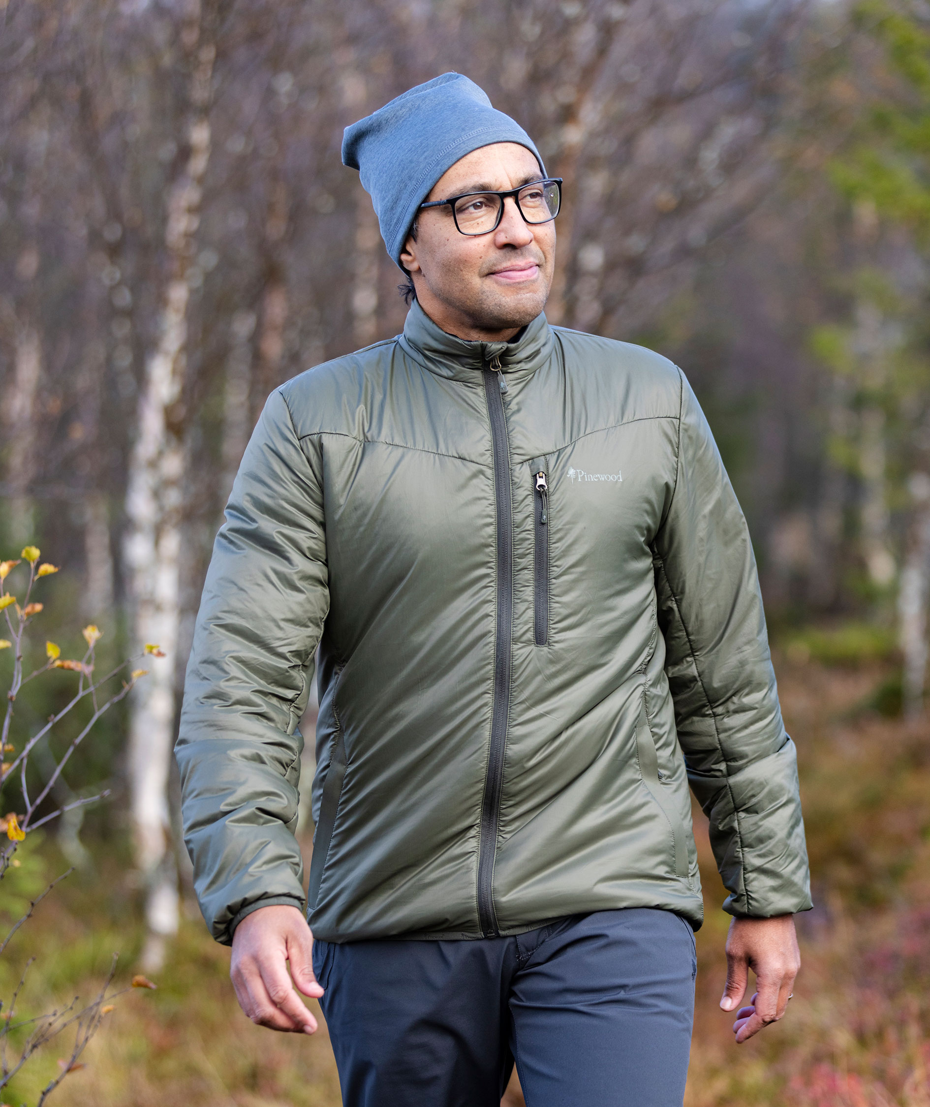 Pinewood&nbsp;Wool Insulation jakke, Moss green, large image number 1