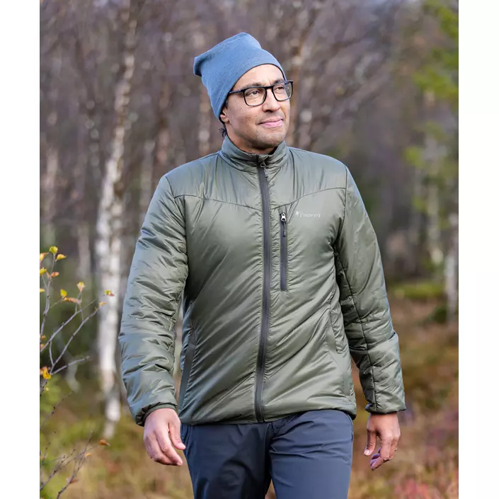 Pinewood Wool Insulation jakke, Moss green, large image number 1