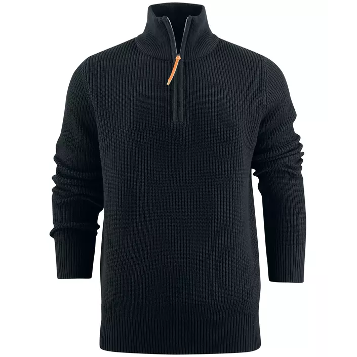 James Harvest Flatwillow stickad tröja, Black, large image number 0