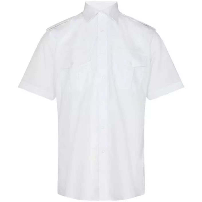 Angli Classic+ fit kortærmet uniformskjorta, Vit, large image number 0