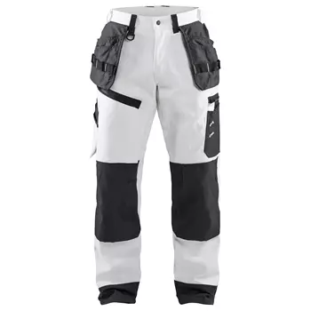 Blåkläder X1500 craftsman trousers, White/dark grey