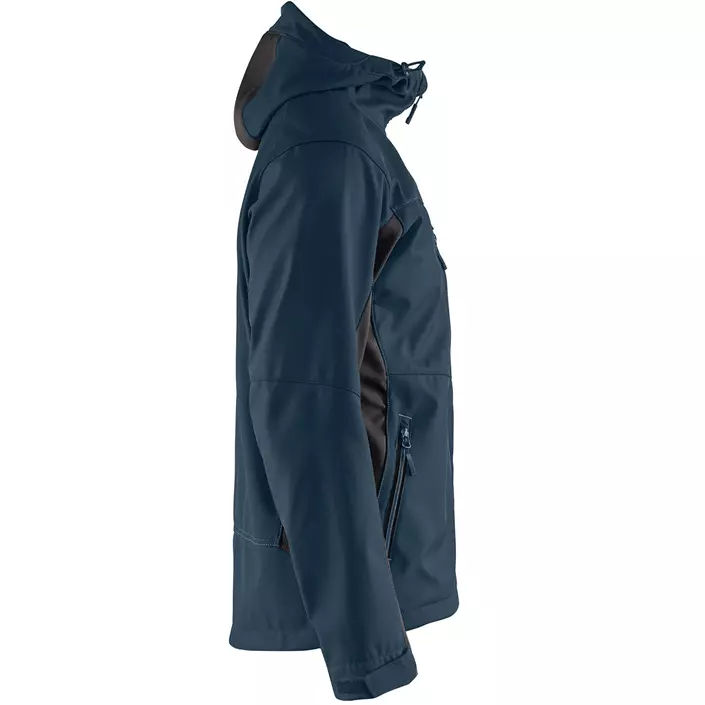 Blåkläder Unite softshell jacket, Dark Marine/Black, large image number 3