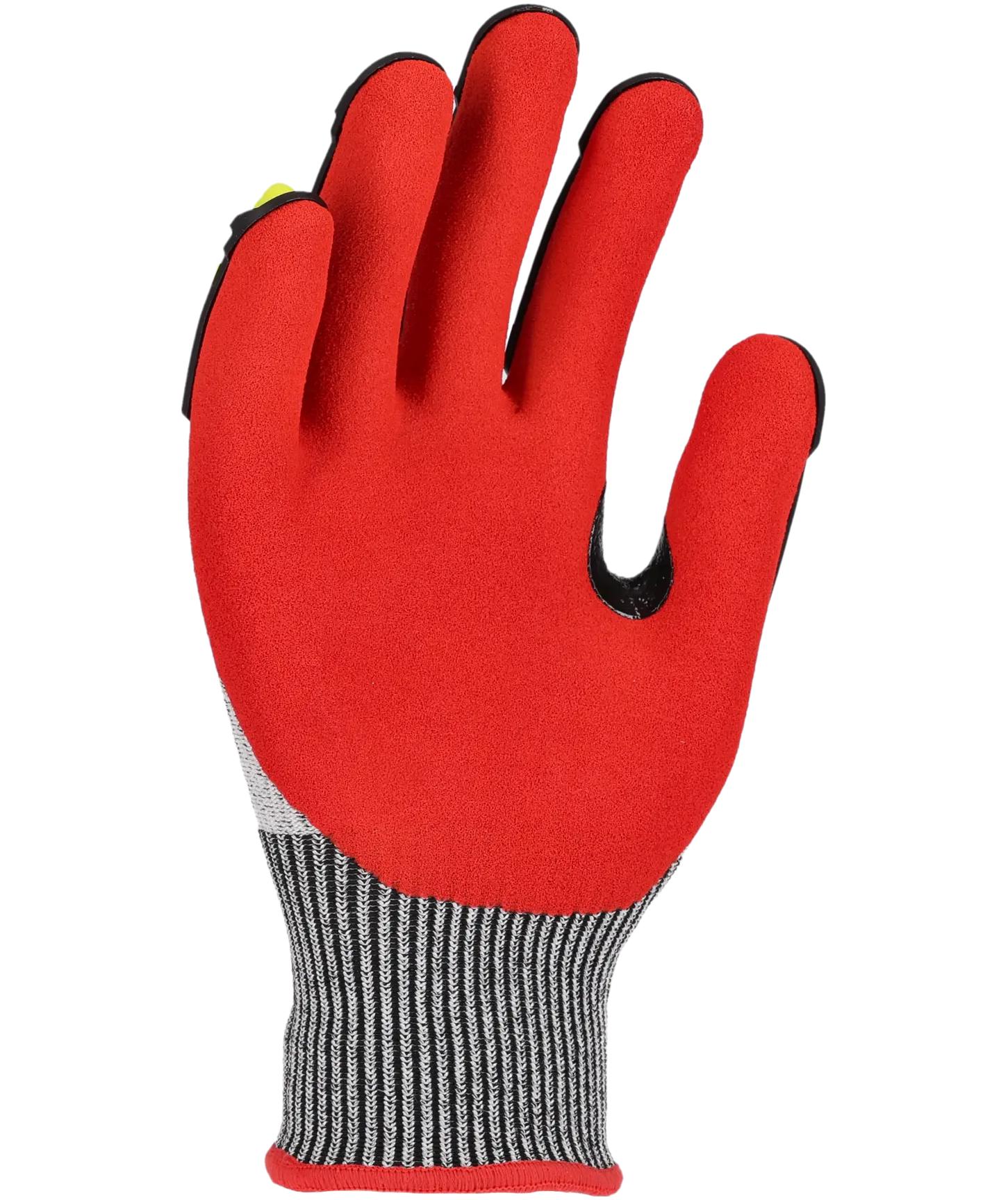 Tegera 422 Rig Impact cut resistant gloves Cut D, Black/Red, large image number 3