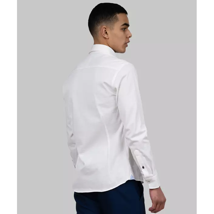 J. Harvest & Frost Indigo Bow 34 slim fit skjorte, Hvid, large image number 3