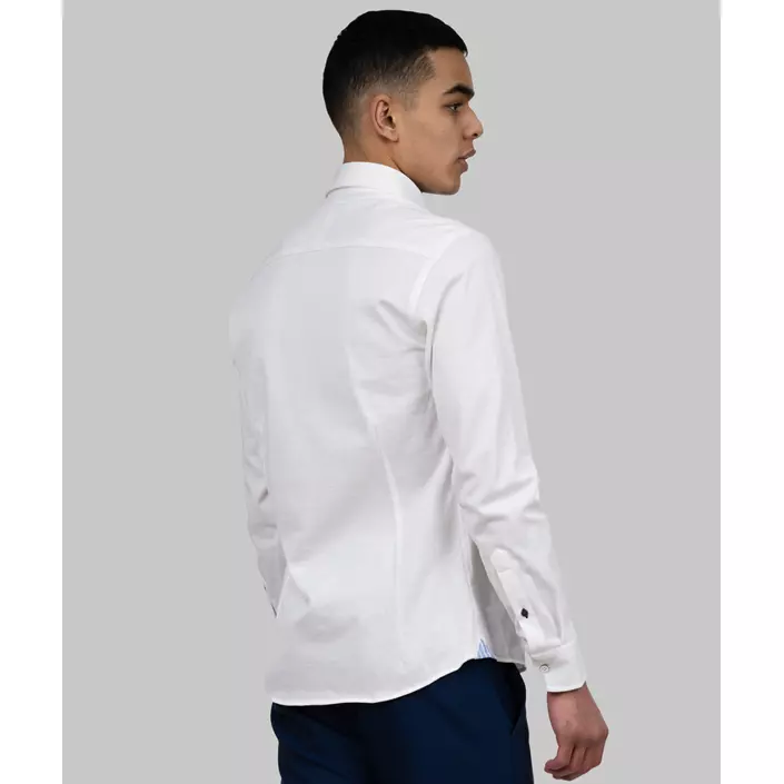 J. Harvest & Frost Indigo Bow 34 slim fit shirt, White, large image number 3