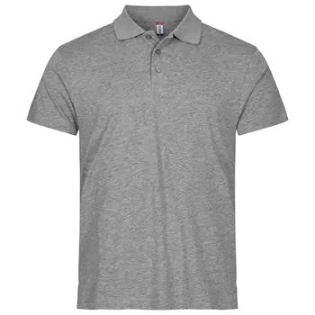 Clique Single Jersey polo T-skjorte, Grey melange