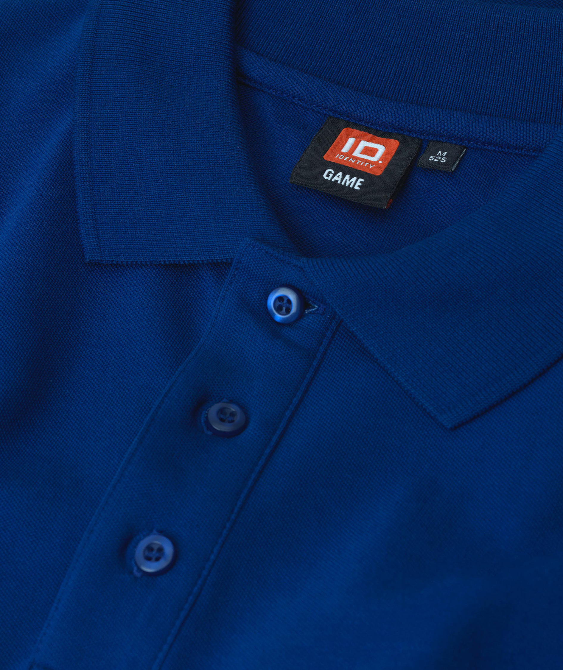 ID Stretch Polo T-shirt, Kongebl&aring;, large image number 3