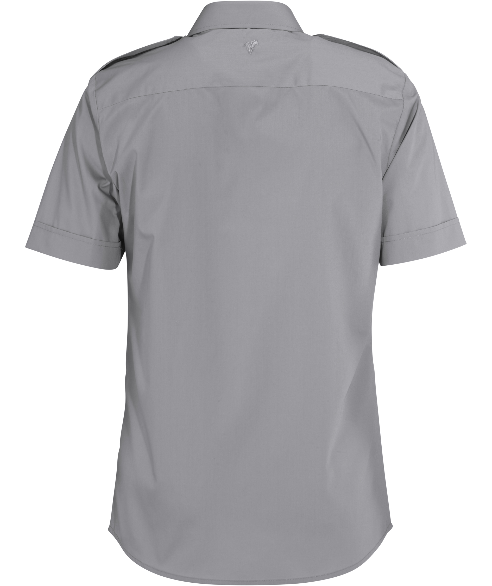 Derby of Sweden Maverick Slim fit kort&auml;rmad pilotskjorta, Grey, large image number 2