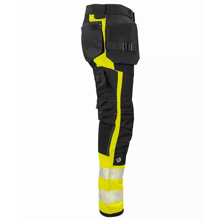 ProJob craftsman trousers 6540, Hi-vis Yellow/Black, large image number 2