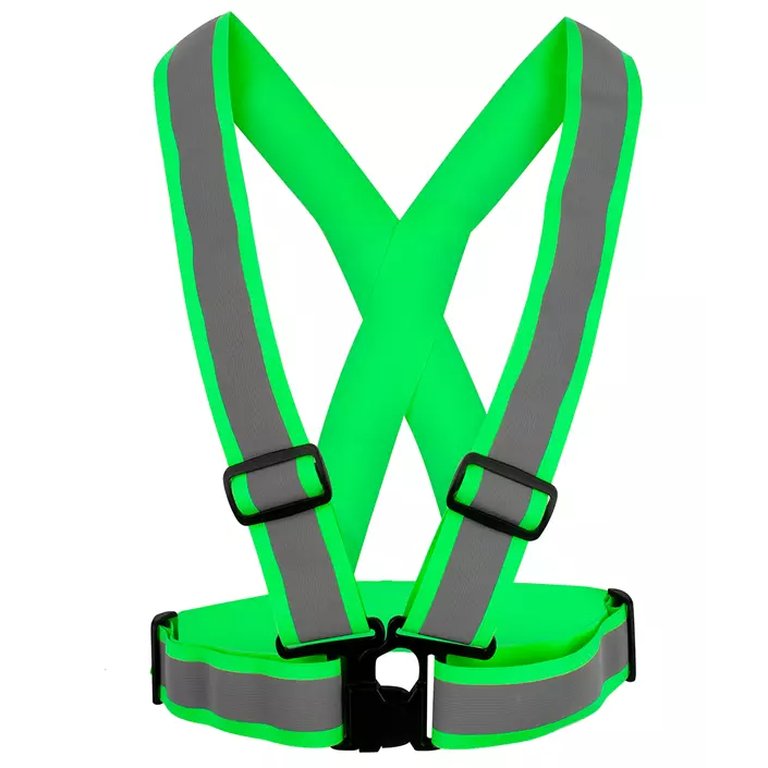 YOU Motala reflective strap vest, Safety green, Safety green, large image number 0