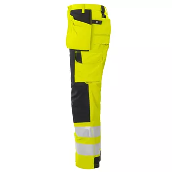 ProJob craftsman trousers 6506, Hi-vis Yellow/Black