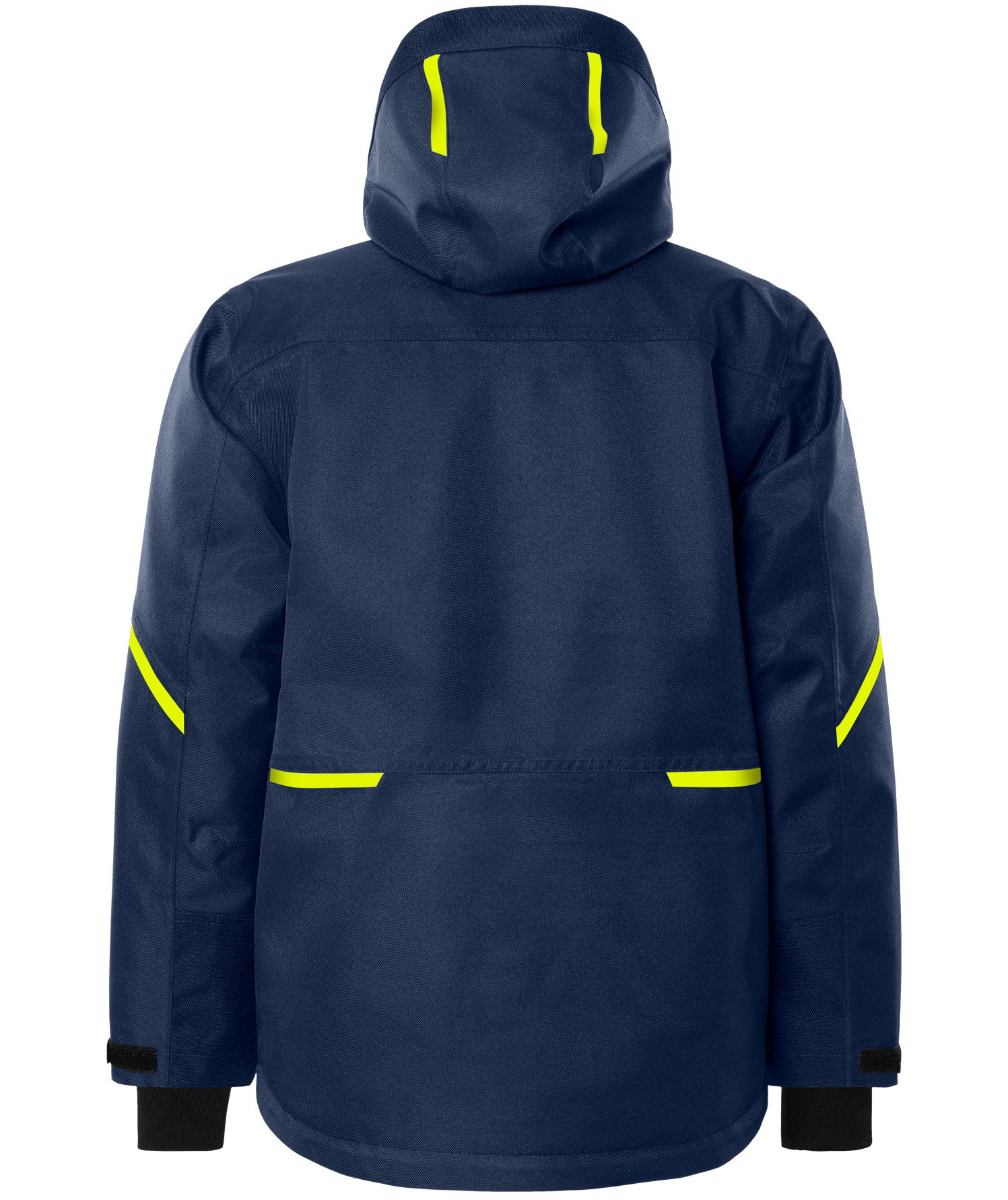 Fristads Airtech&reg; Winterjacke 4058, Marine/Hi-Vis gelb, large image number 2