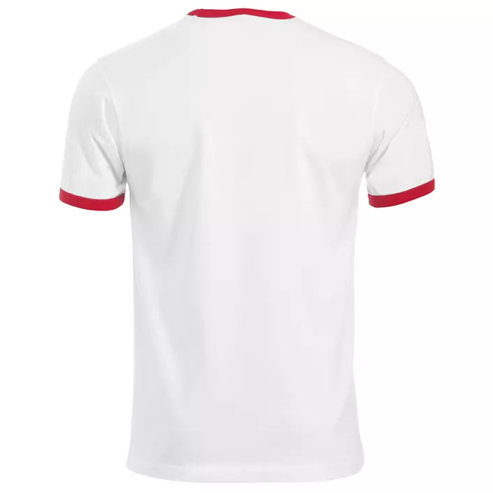 Clique Nome T-shirt, Hvid/Rød, large image number 2