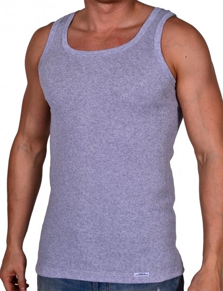 by Mikkelsen singlet, Grey Melange
