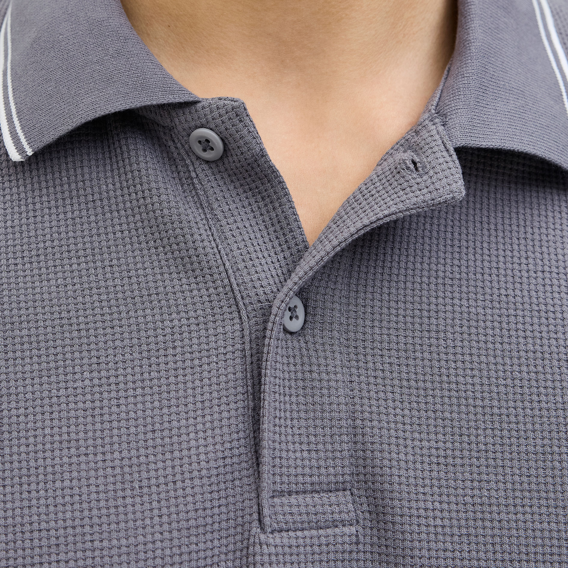 Jack & Jones JJEAUSTIN Polo T-skjorte, Castlerock, large image number 3