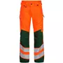 Engel Safety arbeidsbukse, Hi-vis Oransje/Grønn
