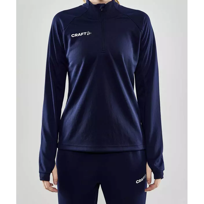 Craft Evolve Halfzip women's sweatshirt, Navy, large image number 1