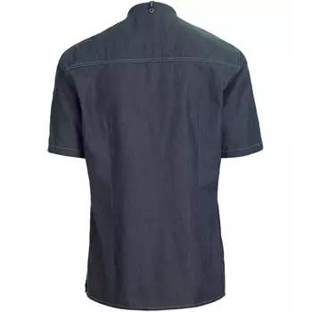 Kentaur modern fit kortärmad kockskjorta/serviceskjorta, Dark Ocean