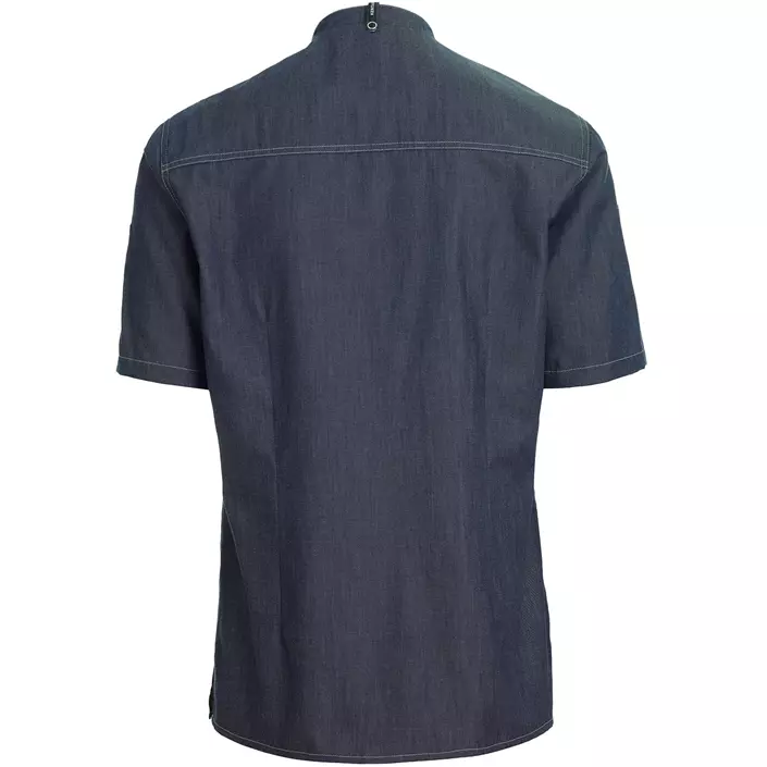 Kentaur modern fit kortermet kokkeskjorte/serviceskjorte, Dark Ocean, large image number 1