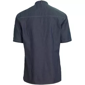 Kentaur modern fit short-sleeved chefs shirt/service shirt, Dark Ocean