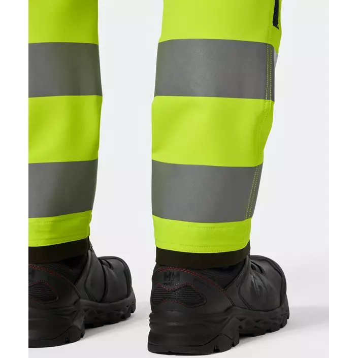 Helly Hansen Alna 4X work trousers full stretch, Hi-vis yellow/Ebony, large image number 7