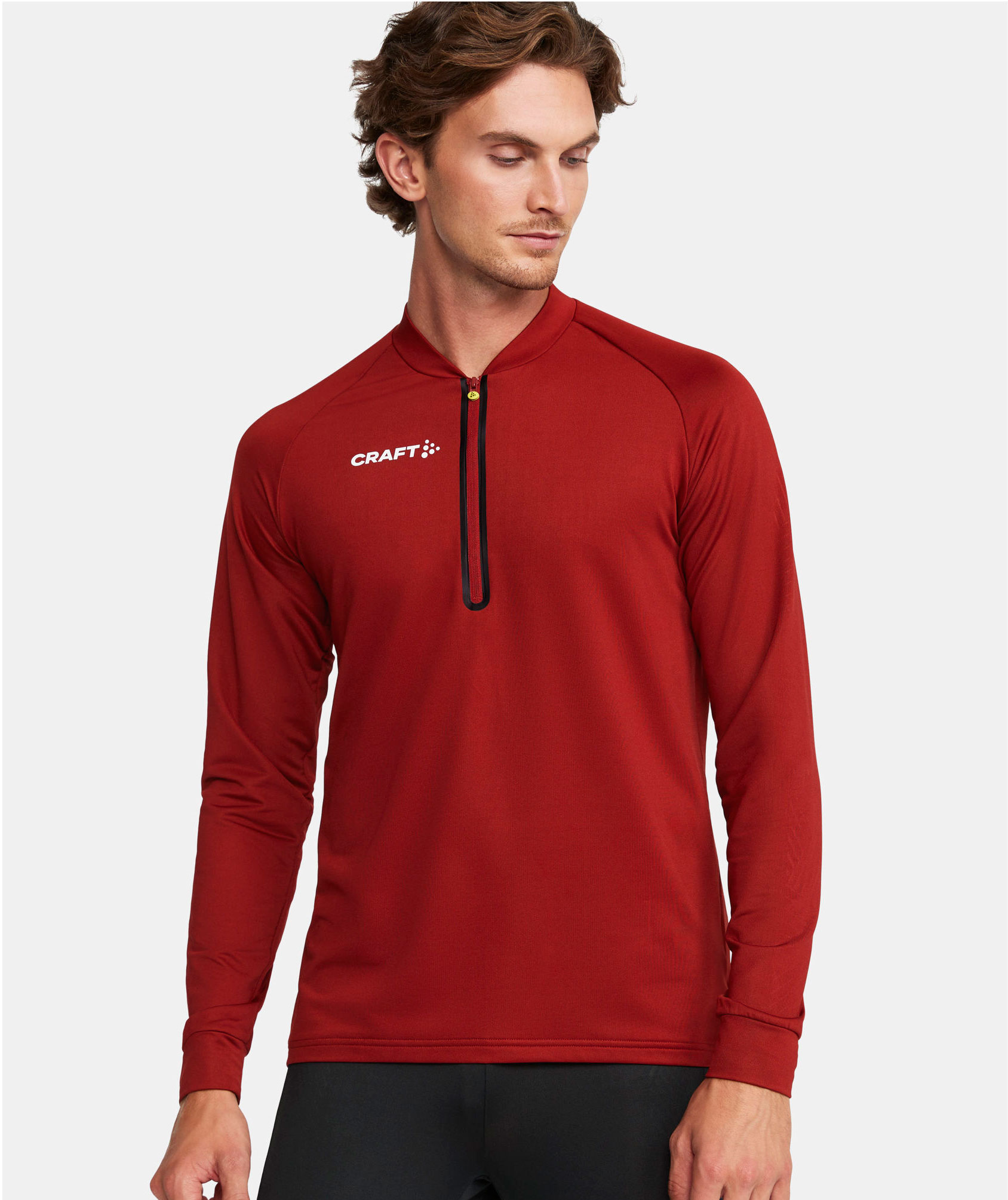 Craft Extend halfzip training pullover, Rhubarb, large image number 6