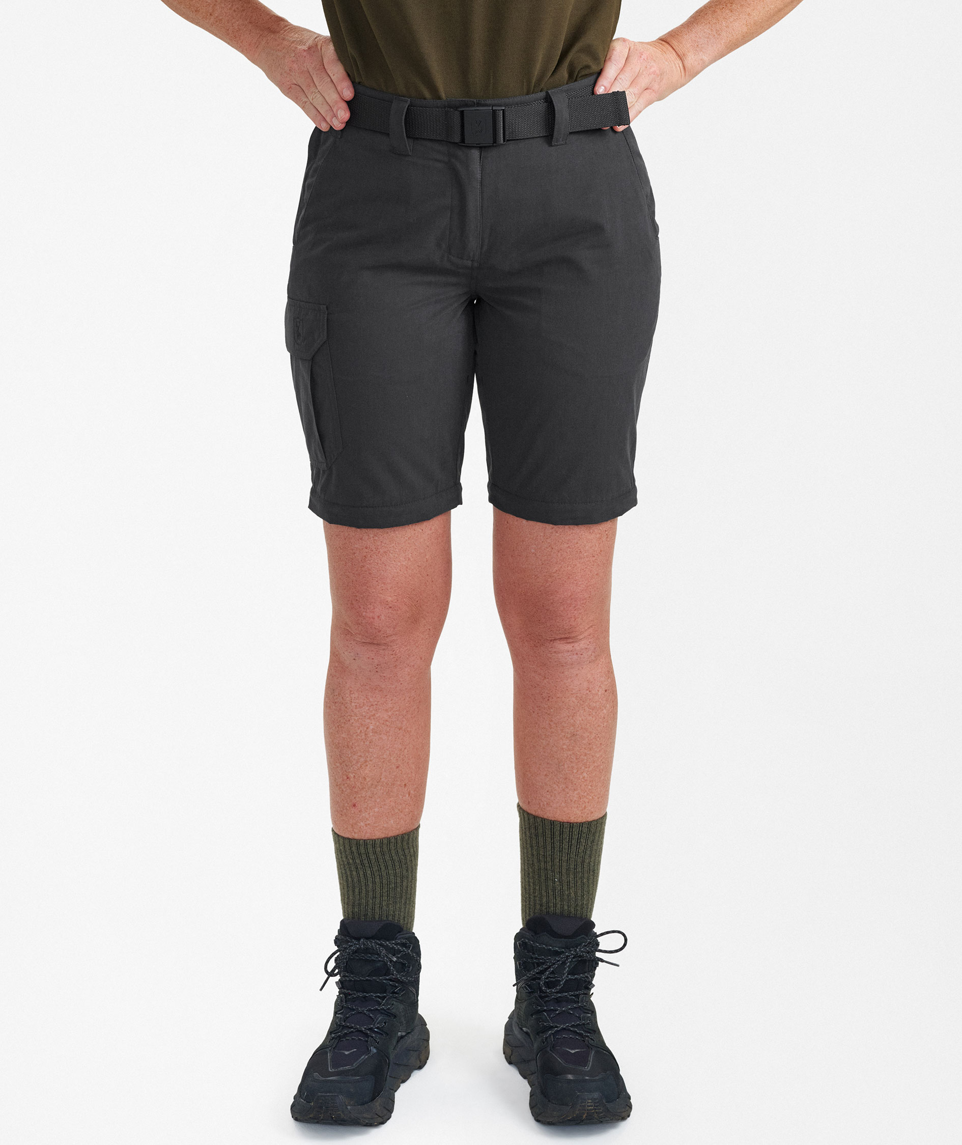 Deerhunter Slogen zip-off damebukse, Black Ink, large image number 4