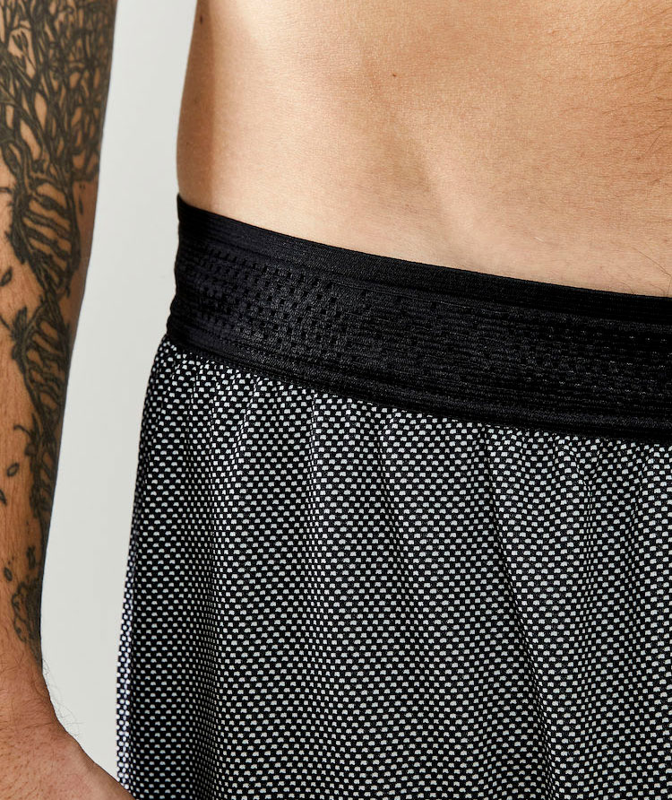 Craft Progress revesible Basket shorts, Black/White, large image number 4