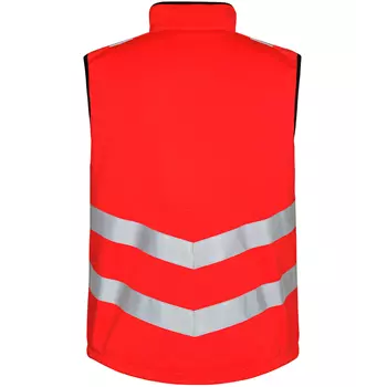 Engel Safety softshell vest, Hi-Vis Red