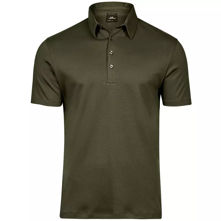 Tee Jays Pima polo T-skjorte, Olivengrønn, large image number 0