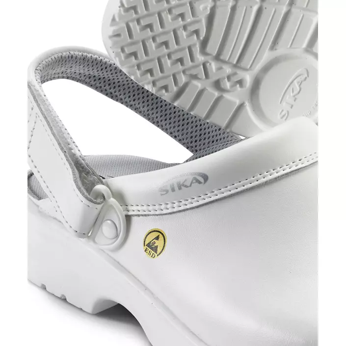 2nd quality product Sika fusion clogs with heel strap OB, White, large image number 1