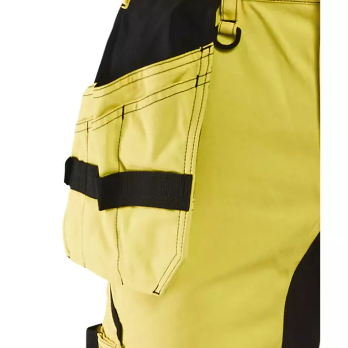 Blåkläder craftsman trousers, Hi-vis Yellow/Black, large image number 3