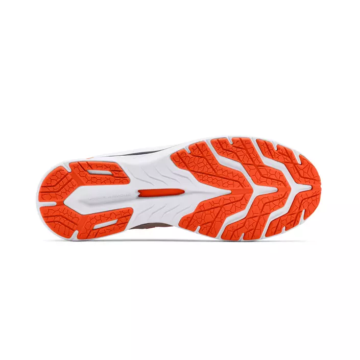 Under Armour Charged Bandit running shoes, White/Orange, large image number 4