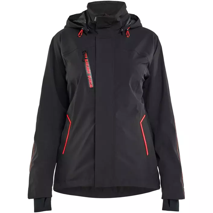 Blåkläder dame skaljakke full stretch, Sort/Rød, large image number 0