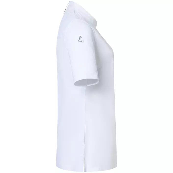 Karlowsky DIAMOND CUT® Avantgarde kortærmet dame kokkejakke, White , large image number 4
