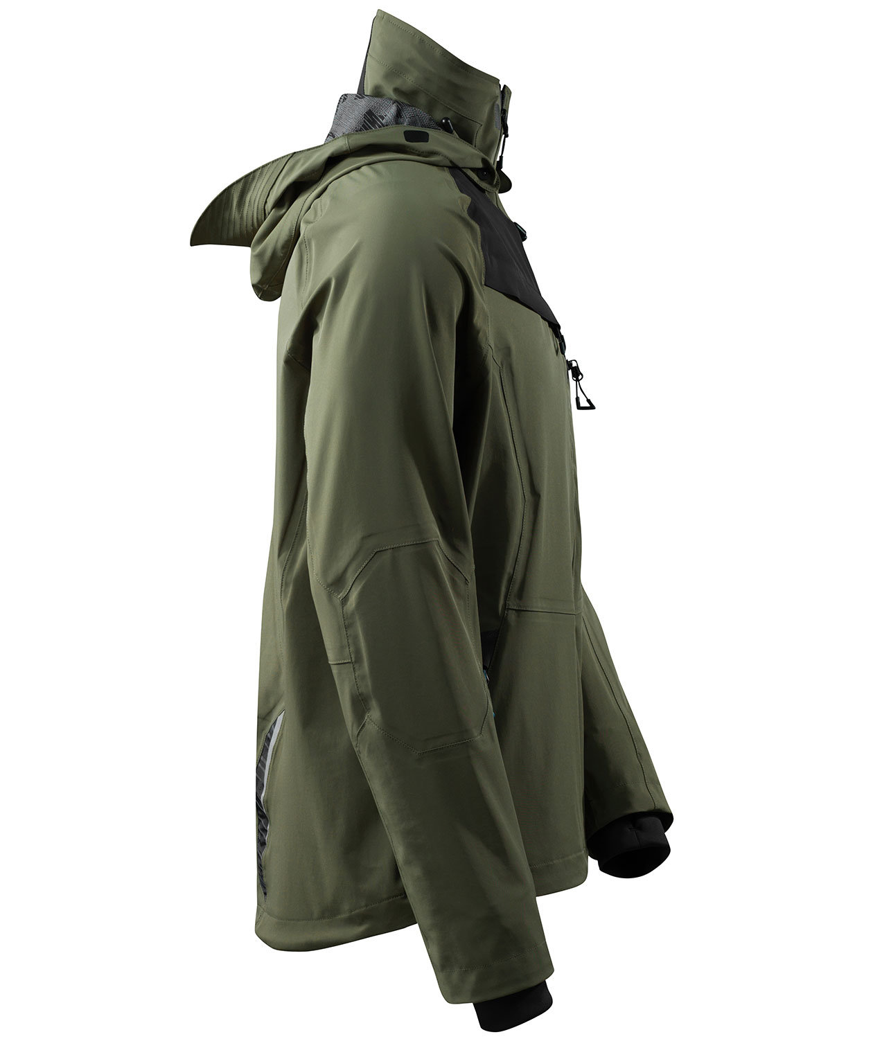 Mascot Advanced shell jacket full stretch, Moss/Black, large image number 3