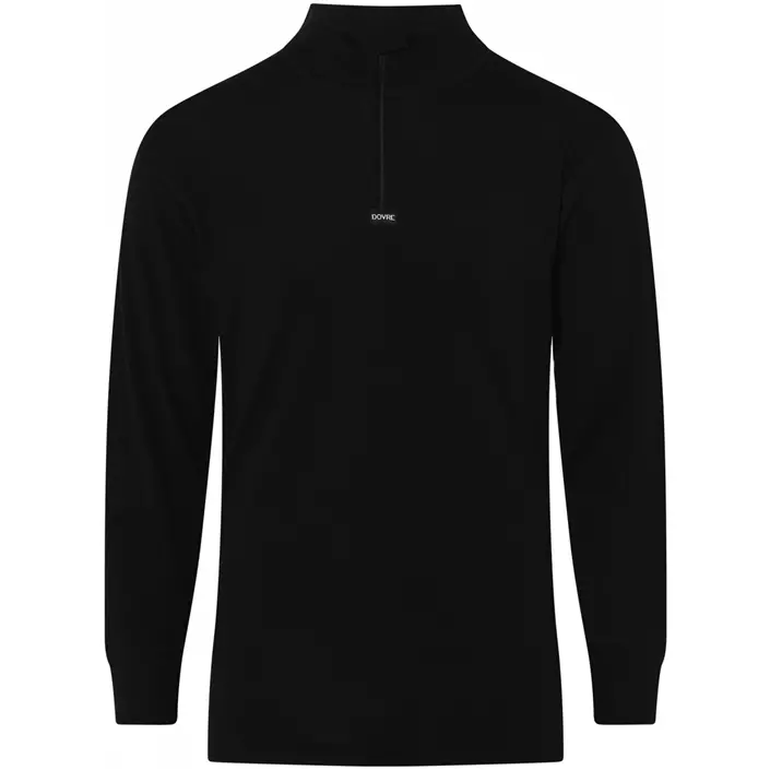 Dovre baselayer trøje med merino uld, Sort, large image number 0
