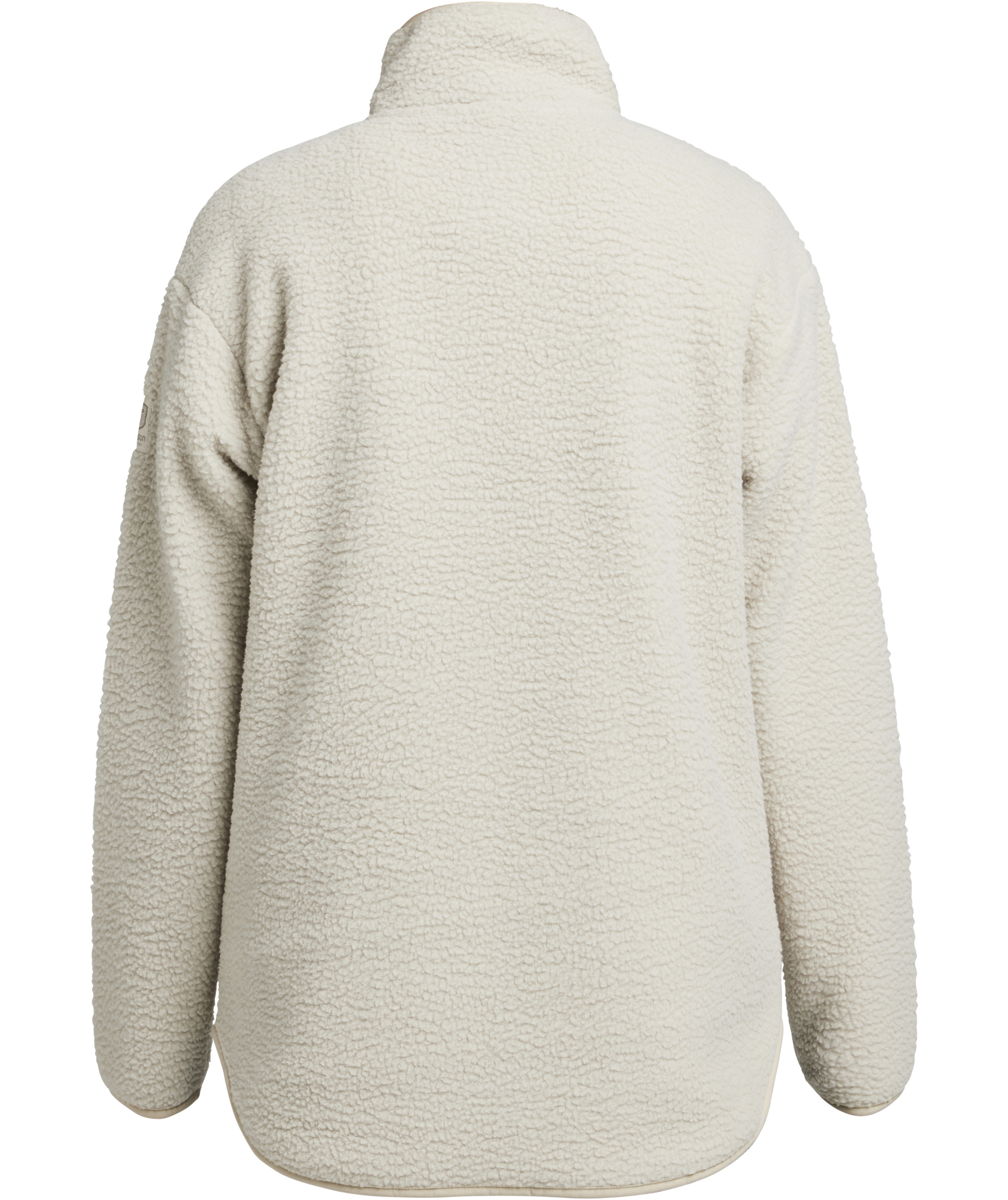 Tenson Yoke womens pile fleece halfzip, Sand, large image number 2