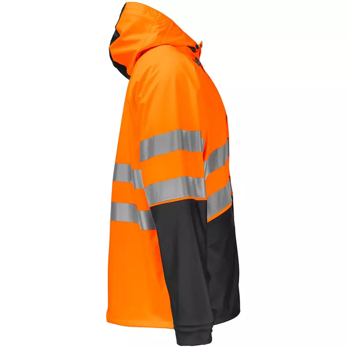 ProJob rain jacket 6431, Hi-Vis Orange/Black, large image number 3
