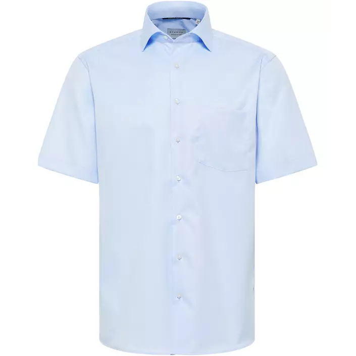 Eterna Cover Modern fit short-sleeved shirt, Light blue, large image number 0