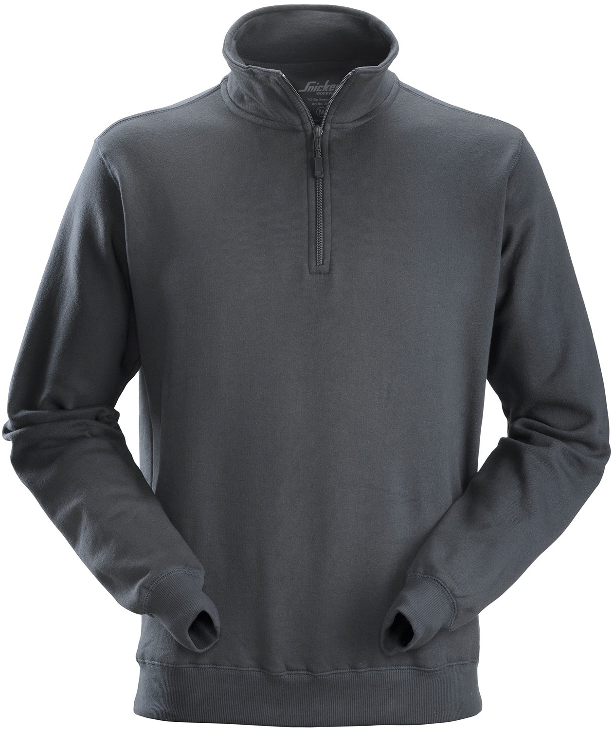 Snickers &frac12; zip sweatshirt 2818, Steel Grey