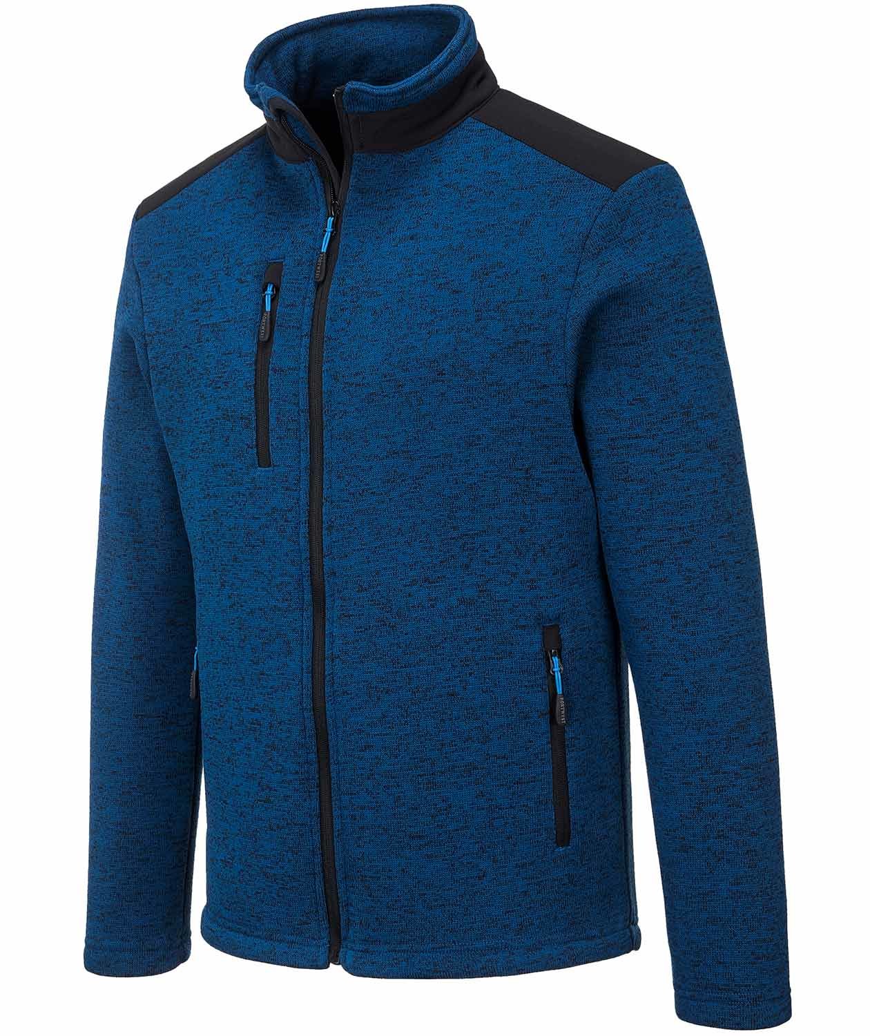 Portwest KX3 knitted fleece jacket, Lightblue