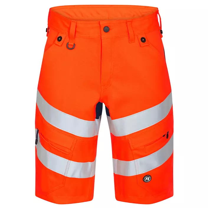 Engel Safety work shorts, Orange/Blue Ink, large image number 0