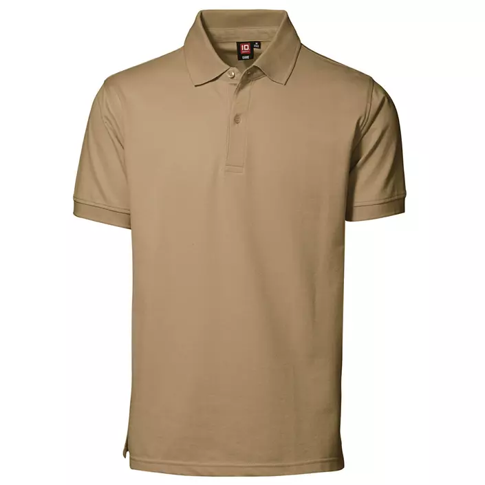 ID Pique Polo T-shirt, Sand, large image number 0