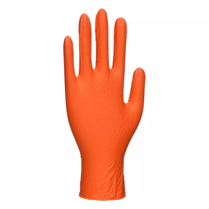 Portwest A930 HD nitrile disposable gloves 100 pcs., Orange, large image number 0