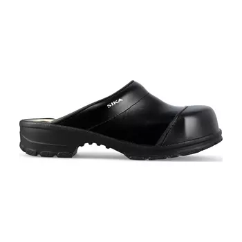 Sika Comfort safety clogs without heel cover SB, Black