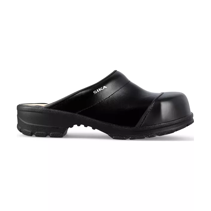 Sika Comfort safety clogs without heel cover SB, Black, large image number 1