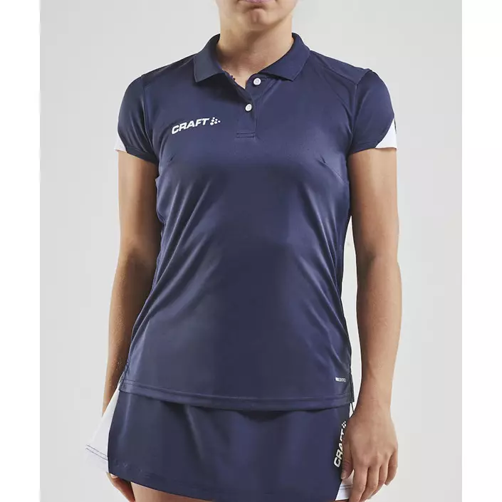 Craft Pro Control Impact Woman polo shirt, Navy/White, large image number 1