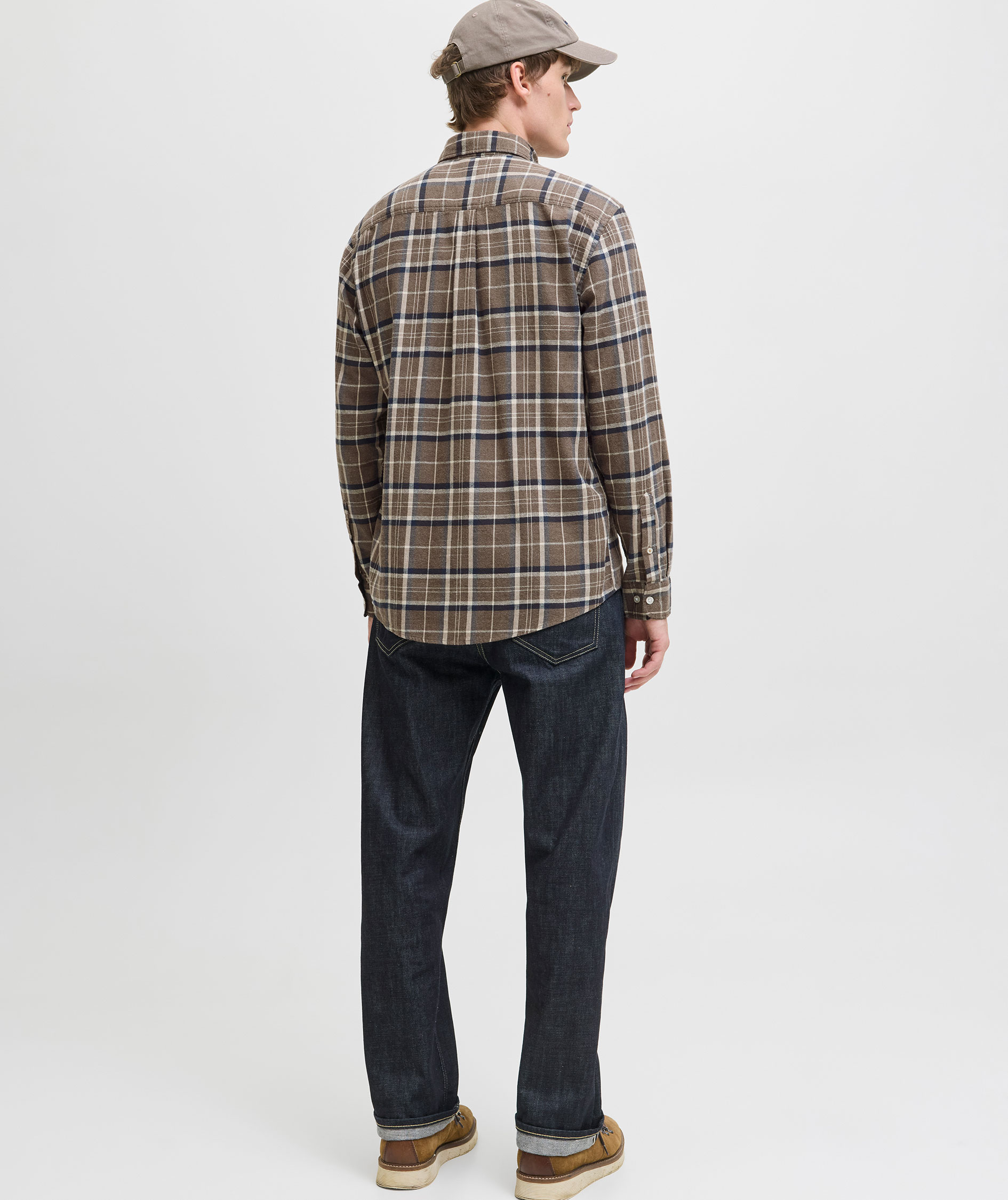 Jack & Jones JJECLASSIC flannelskjorte, Otter, large image number 2