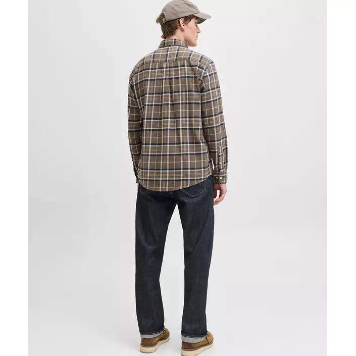 Jack & Jones JJECLASSIC flannelskjorte, Otter, large image number 2